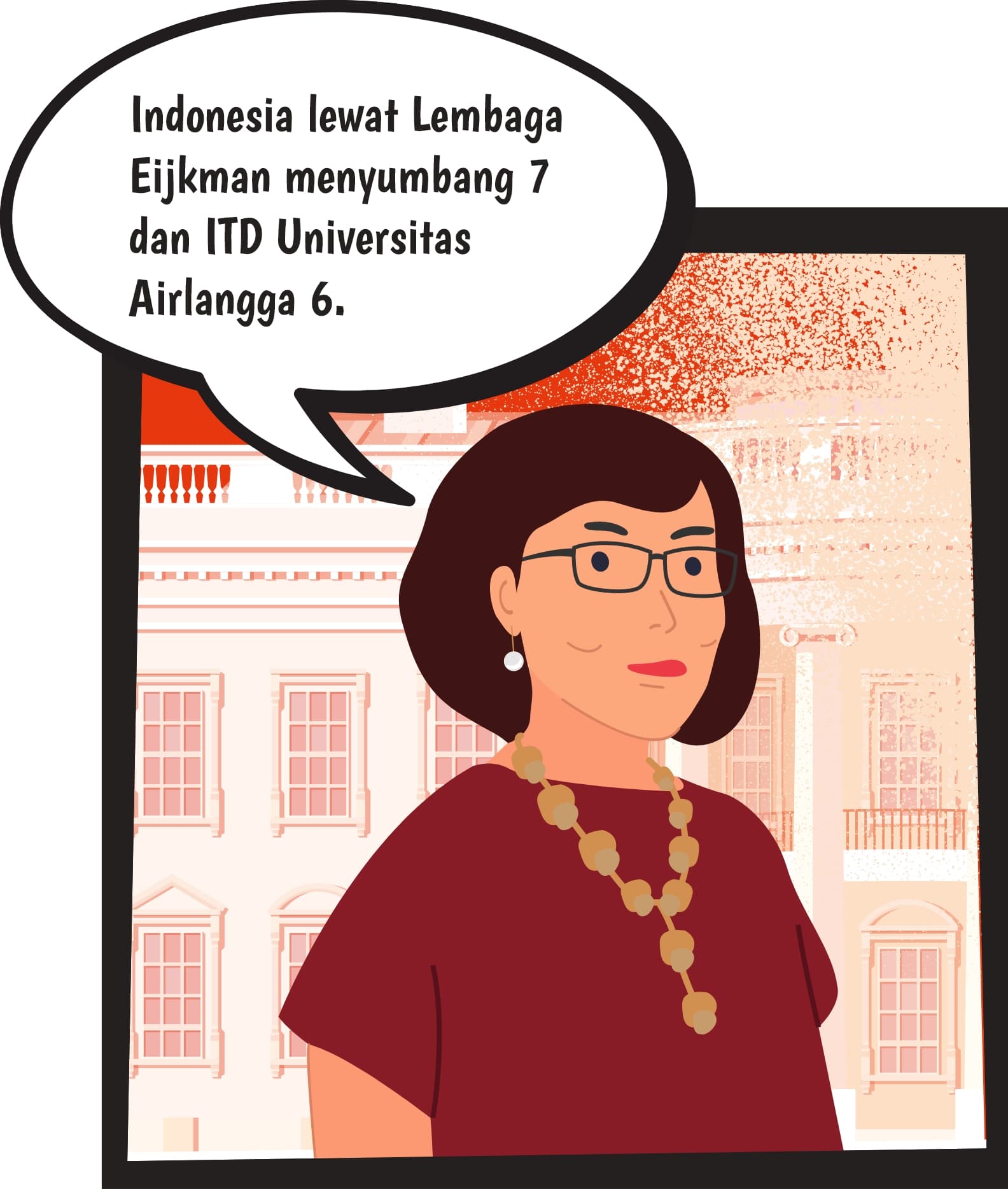 Indonesia lewat Lembaga Eijkman nyumbang 7 dan ITD Universitas Airlangga 6.