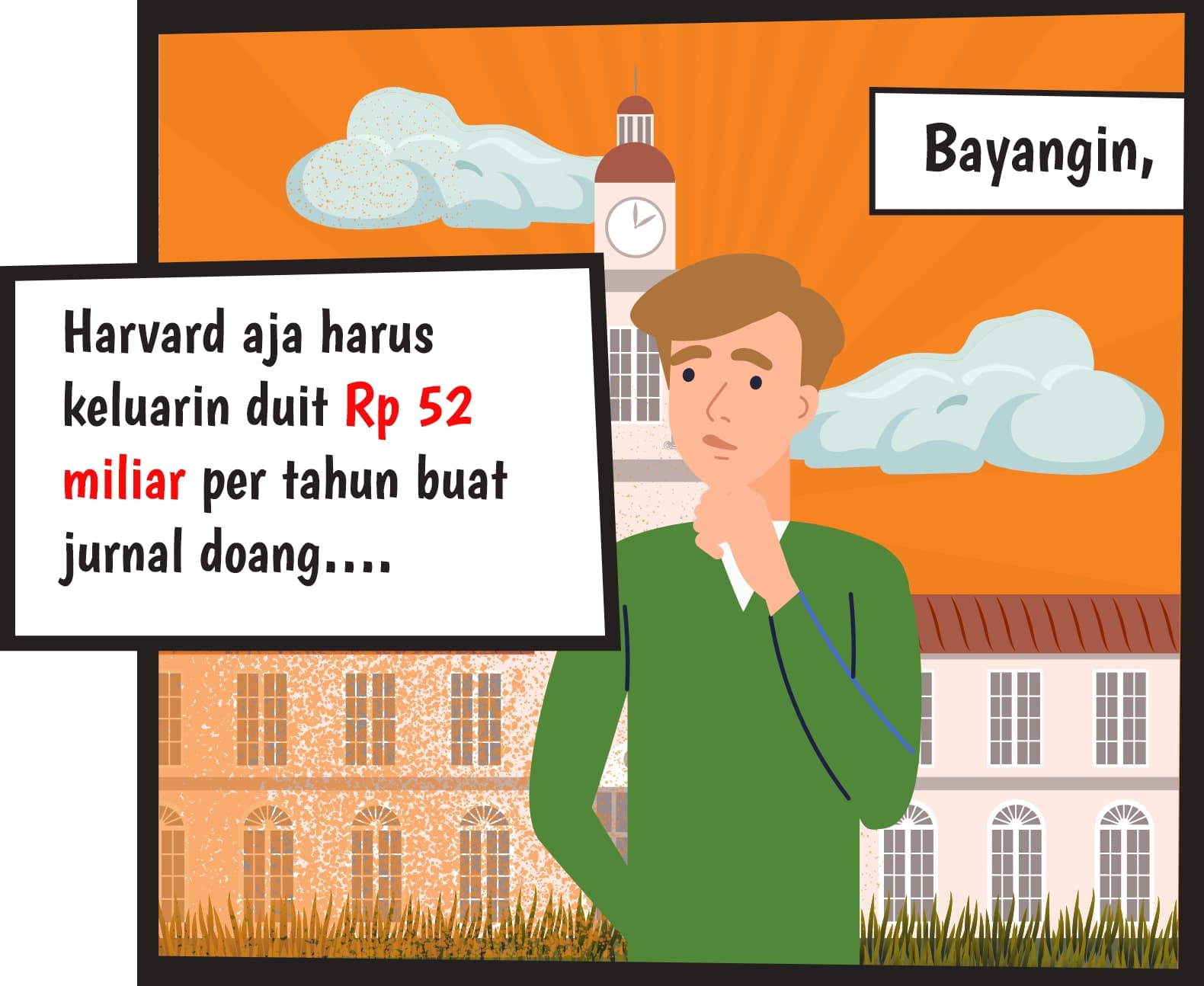 Bayangin, Harvard aja harus keluarin duit Rp 52 miliar per tahun buat jurnal doang